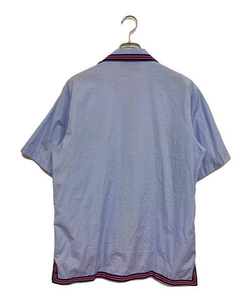 GUCCI（グッチ）GUCCI (グッチ) オープンカラーボックスシャツ タイガー ライトブルー サイズ:SIZE 46の古着・服飾アイテム