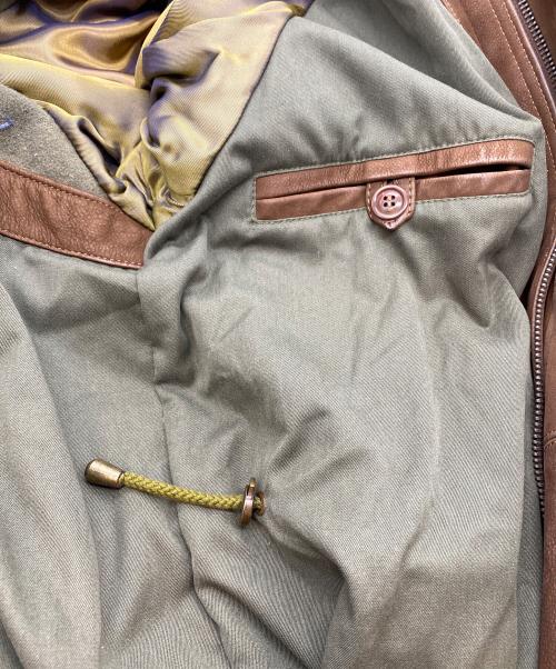 COACH（コーチ）COACH (コーチ) レザージャケット ブラウン サイズ:SIZE US XLの古着・服飾アイテム