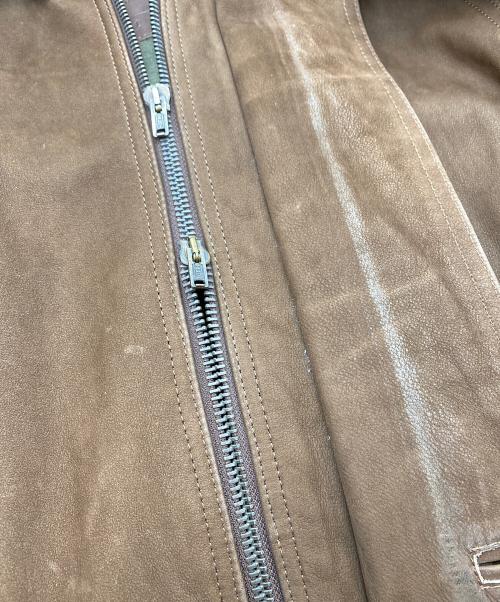 COACH（コーチ）COACH (コーチ) レザージャケット ブラウン サイズ:SIZE US XLの古着・服飾アイテム