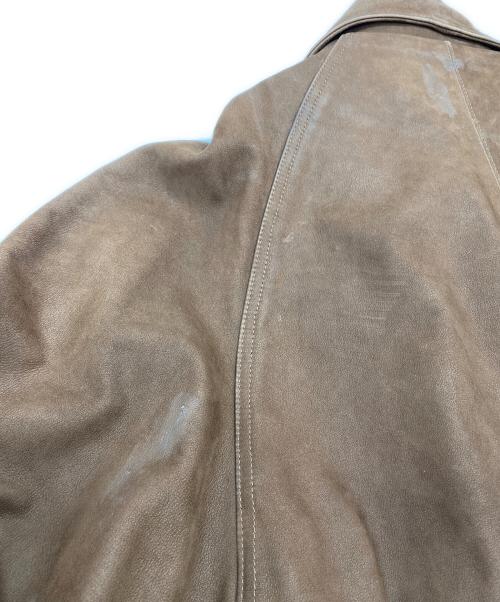 COACH（コーチ）COACH (コーチ) レザージャケット ブラウン サイズ:SIZE US XLの古着・服飾アイテム