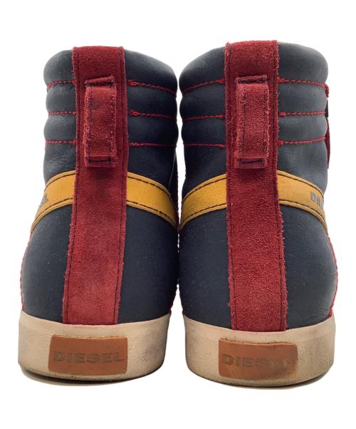 DIESEL（ディーゼル）DIESEL (ディーゼル) D-STRING HI レッド×ネイビー サイズ:28.5cmの古着・服飾アイテム