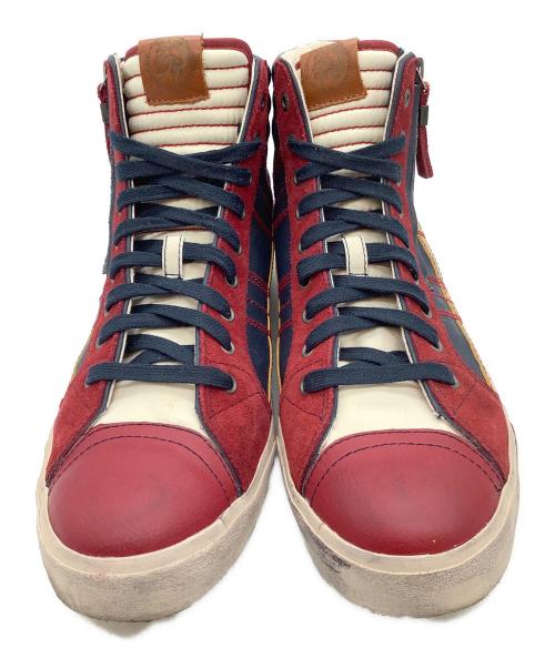 DIESEL（ディーゼル）DIESEL (ディーゼル) D-STRING HI レッド×ネイビー サイズ:28.5cmの古着・服飾アイテム
