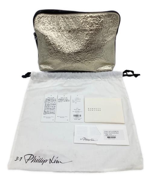 philip lim（フィリップリム）philip lim (フィリップリム) クラッチバッグ ゴールドの古着・服飾アイテム