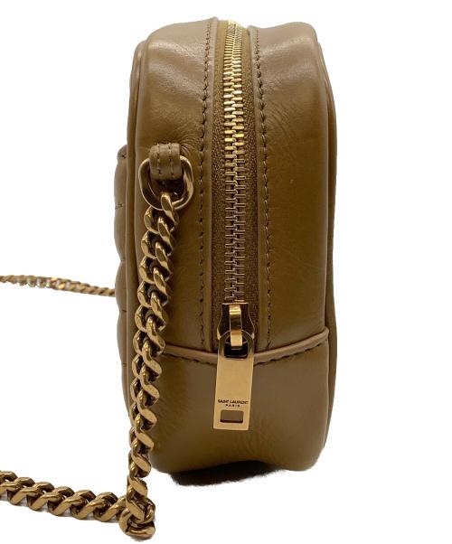 Saint Laurent Paris（サンローランパリ）Saint Laurent Paris (サンローランパリ) チェーンショルダーバッグ ブラウンの古着・服飾アイテム