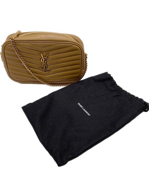 Saint Laurent Paris（サンローランパリ）Saint Laurent Paris (サンローランパリ) チェーンショルダーバッグ ブラウンの古着・服飾アイテム