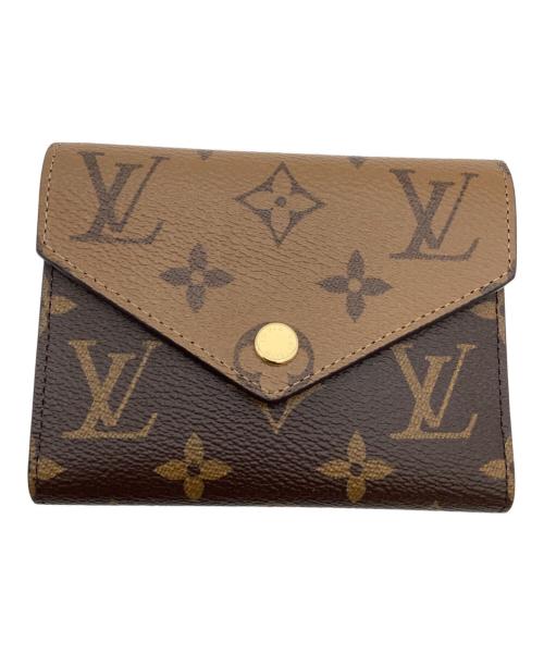 LOUIS VUITTON（ルイ ヴィトン）LOUIS VUITTON (ルイ ヴィトン) 3つ折り財布　ポルフォイユ・ヴィクトリーヌ ブラウンの古着・服飾アイテム
