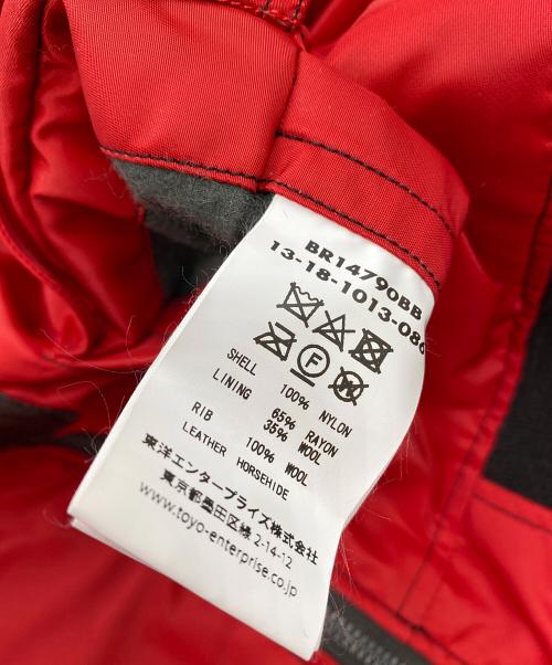 BUZZ RICKSON'S（バズリクソンズ）BUZZ RICKSON'S (バズリクソンズ) BEAMS BOY (ビームスボーイ) 別注 L-2B フライト ジャケット レッド サイズ:SIZE Lの古着・服飾アイテム