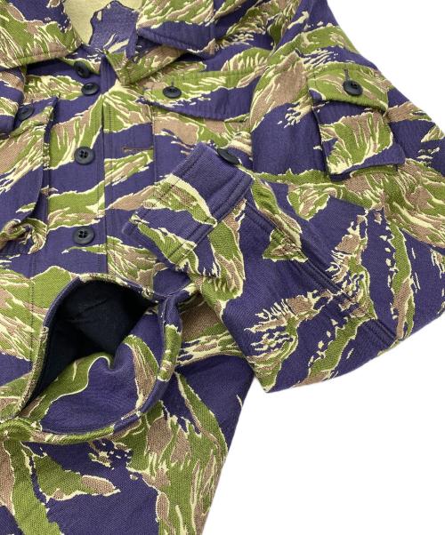 BEAMS PLUS（ビームスプラス）BEAMS PLUS (ビームスプラス) MIL SHT-JAC Tiger Stripe Jacquard タイガーストライプ サイズ:SIZE Sの古着・服飾アイテム