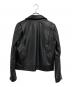 RAY BEAMS (レイ ビームス) ラムレザーダブルライダースブルゾン ブラック サイズ:SIZE 1：5000円