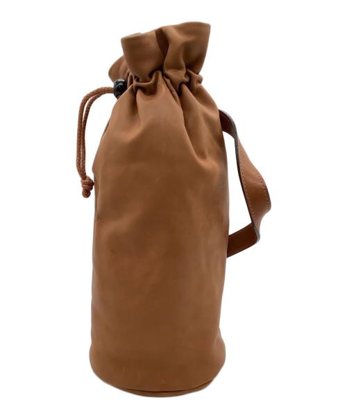 GHURKA（グルカ）GHURKA (グルカ) 巾着 (ワンハンドル筒形) ブラウンの古着・服飾アイテム