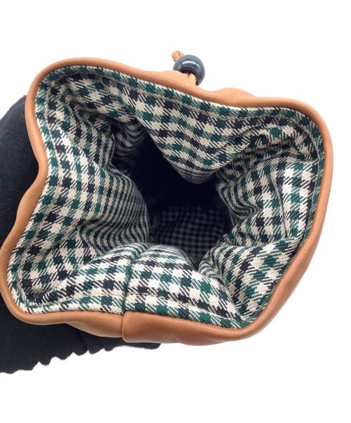 GHURKA（グルカ）GHURKA (グルカ) 巾着 (ワンハンドル筒形) ブラウンの古着・服飾アイテム