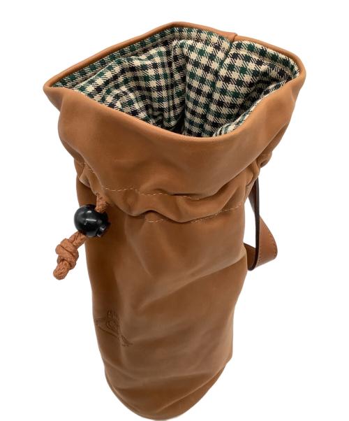 GHURKA（グルカ）GHURKA (グルカ) 巾着 (ワンハンドル筒形) ブラウンの古着・服飾アイテム