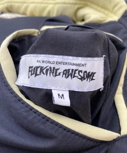 FUCKING AWESOME（ファッキンオーサム）FUCKING AWESOME (ファッキンオーサム) リバーシブル中綿ジャケット ブラック×ベージュ サイズ:SIZE Mの古着・服飾アイテム