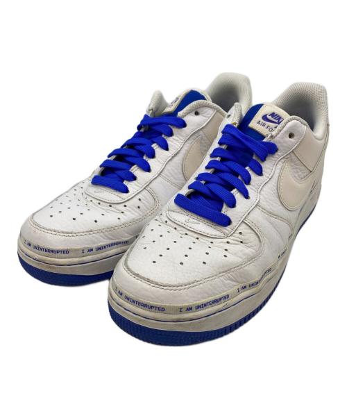 NIKE（ナイキ）NIKE (ナイキ) Uninterrupted AIR FORCE 1 07 MTAA QS ホワイト×ブルー サイズ:28.5㎝の古着・服飾アイテム