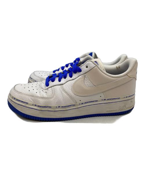 NIKE（ナイキ）NIKE (ナイキ) Uninterrupted AIR FORCE 1 07 MTAA QS ホワイト×ブルー サイズ:28.5㎝の古着・服飾アイテム