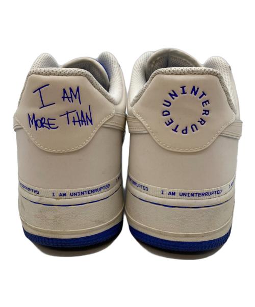 NIKE（ナイキ）NIKE (ナイキ) Uninterrupted AIR FORCE 1 07 MTAA QS ホワイト×ブルー サイズ:28.5㎝の古着・服飾アイテム