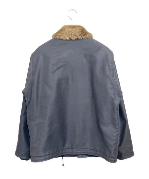 HOUSTON（ヒューストン）HOUSTON (ヒューストン) N-1デッキジャケット ネイビー サイズ:SIZE 42 (LL)の古着・服飾アイテム