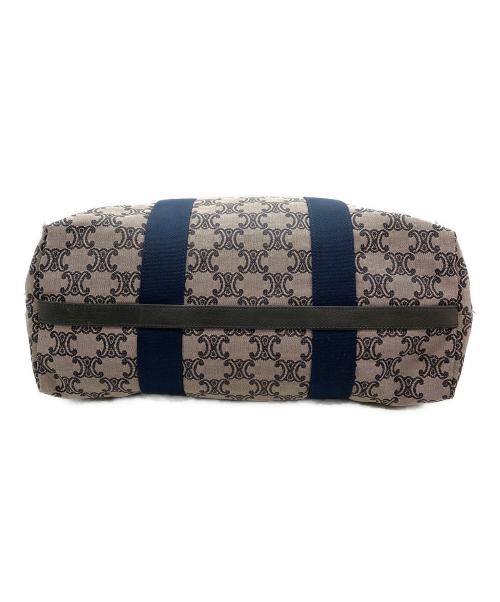 CELINE（セリーヌ）CELINE (セリーヌ) トートバッグ　トリオンフ グレー×ネイビーの古着・服飾アイテム