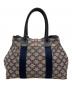 CELINE (セリーヌ) トートバッグ　トリオンフ グレー×ネイビー：20000円