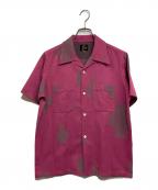 Needlesニードルズ）の古着「S/S One-Up Shirt -C/L Kimono Jq.」｜ピンク