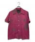 Needles（ニードルズ）の古着「S/S One-Up Shirt -C/L Kimono Jq.」｜ピンク