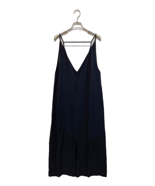SACRA（サクラ）SACRA (サクラ) ノースリーブ・キャミソールワンピース ブラック サイズ:SIZE 38の古着・服飾アイテム