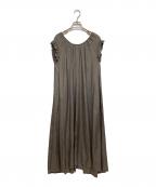 house of lotusハウスオブロータス）の古着「キュプラコットンワンピース」｜ブラウン