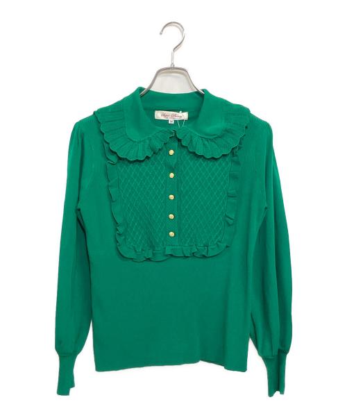 Super Beauty（スーパービューティ）Super Beauty (スーパービューティ) 薄手ニット グリーン サイズ:SIZE 40 (M) 未使用品の古着・服飾アイテム