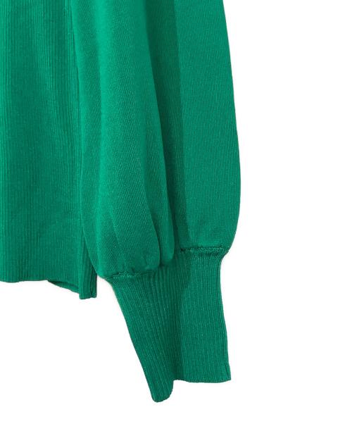 Super Beauty（スーパービューティ）Super Beauty (スーパービューティ) 薄手ニット グリーン サイズ:SIZE 40 (M) 未使用品の古着・服飾アイテム