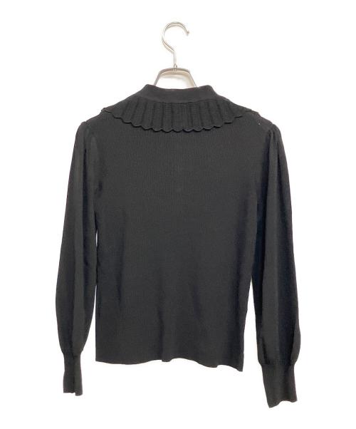 Super Beauty（スーパービューティ）Super Beauty (スーパービューティ) 薄手ニット ブラック サイズ:SIZE 40 (M) 未使用品の古着・服飾アイテム