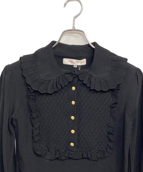 Super Beauty（スーパービューティ）Super Beauty (スーパービューティ) 薄手ニット ブラック サイズ:SIZE 40 (M) 未使用品の古着・服飾アイテム