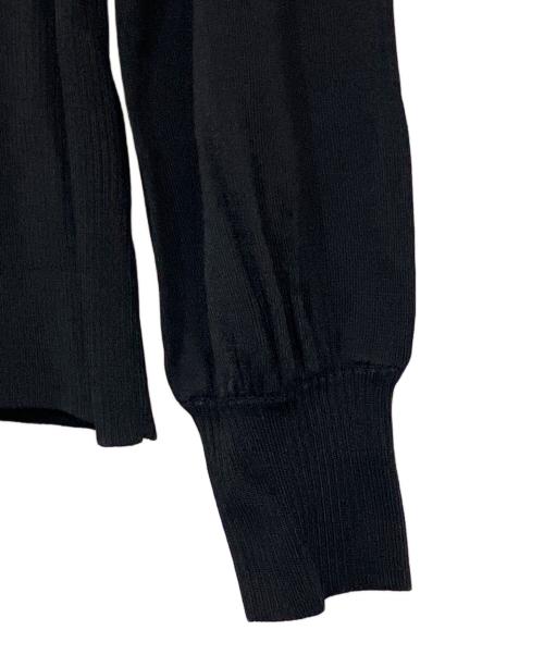Super Beauty（スーパービューティ）Super Beauty (スーパービューティ) 薄手ニット ブラック サイズ:SIZE 40 (M) 未使用品の古着・服飾アイテム