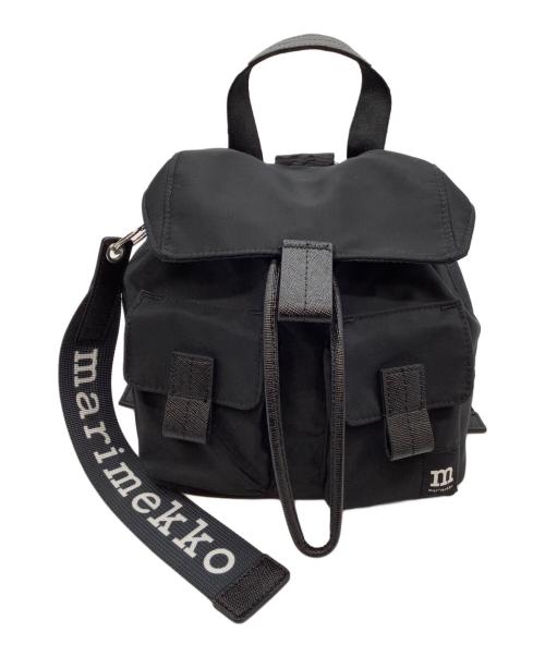 marimekko（マリメッコ）marimekko (マリメッコ) Everything Backpack S Solid ブラックの古着・服飾アイテム