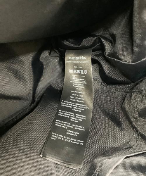 marimekko（マリメッコ）marimekko (マリメッコ) Everything Backpack S Solid ブラックの古着・服飾アイテム