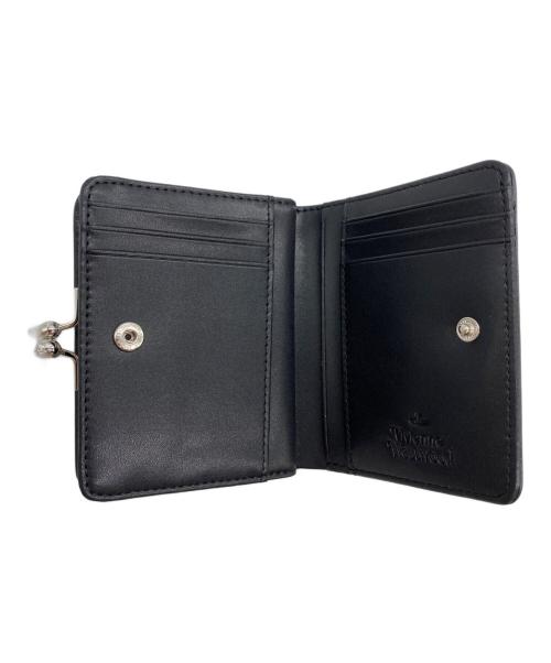 Vivienne Westwood（ヴィヴィアンウエストウッド）Vivienne Westwood (ヴィヴィアンウエストウッド) 2つ折り財布 ブラックの古着・服飾アイテム