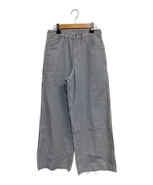 BEAMS BOY（ビームスボーイ）BEAMS BOY (ビームスボーイ) big mac (ビッグマック) ワイドペインター ヒッコリー サイズ:SIZE S 未使用品の古着・服飾アイテム