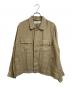JOURNAL STANDARD（ジャーナルスタンダード）の古着「リネンミリタリージャケット」｜ベージュ