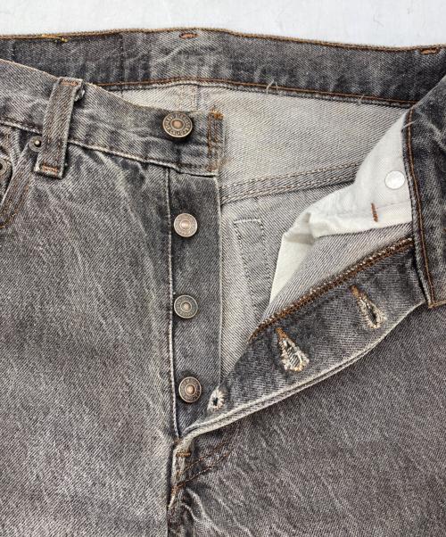 LEVI'S 501（リーバイス）LEVI'S 501 (リーバイス) 80's ストレートブラックデニム ブラック サイズ:W28(71㎝)の古着・服飾アイテム