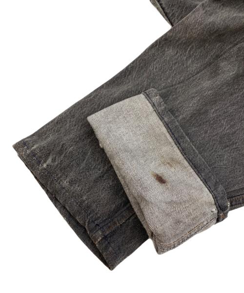 LEVI'S 501（リーバイス）LEVI'S 501 (リーバイス) 80's ストレートブラックデニム ブラック サイズ:W28(71㎝)の古着・服飾アイテム