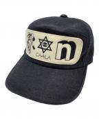 CA4LAカシラ）の古着「キャップ　フリーメイソン」｜ブラック