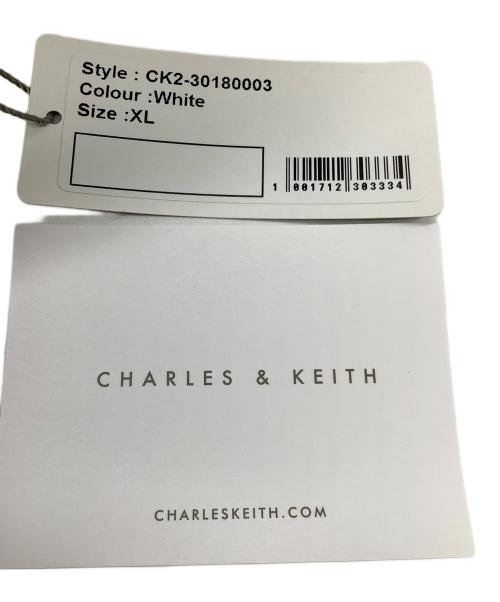 CHARLES & KEITH（チャールズアンドキース）CHARLES & KEITH (チャールズ＆キース) トートバッグ ホワイト 未使用品の古着・服飾アイテム