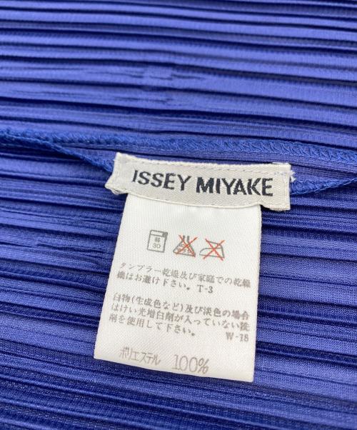 ISSEY MIYAKE（イッセイミヤケ）ISSEY MIYAKE (イッセイミヤケ) PLEATS PLEASE プリーツカーディガン ブルー サイズ:SIZE Mの古着・服飾アイテム