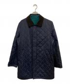 MACKINTOSH PHILOSOPHYマッキントッシュ フィロソフィー）の古着「リバーシブルキルティングコート」｜ネイビー×グリーン