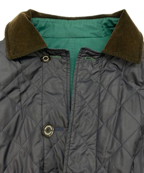 MACKINTOSH PHILOSOPHY（マッキントッシュ フィロソフィー）MACKINTOSH PHILOSOPHY (マッキントッシュ フィロソフィー) リバーシブルキルティングコート ネイビー×グリーン サイズ:SIZE 42の古着・服飾アイテム