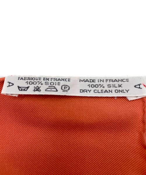 HERMES（エルメス）HERMES (エルメス) シルクスカーフ　REVERIES JAPONAISES レッドの古着・服飾アイテム