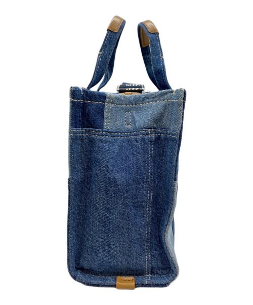 MARC JACOBS（マークジェイコブス）MARC JACOBS (マークジェイコブス) THE DENIM MEDIUM TOTE BAG インディゴの古着・服飾アイテム