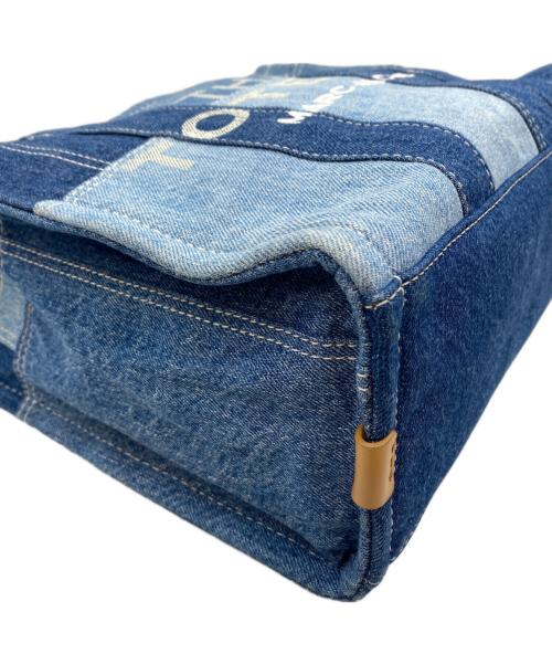 MARC JACOBS（マークジェイコブス）MARC JACOBS (マークジェイコブス) THE DENIM MEDIUM TOTE BAG インディゴの古着・服飾アイテム
