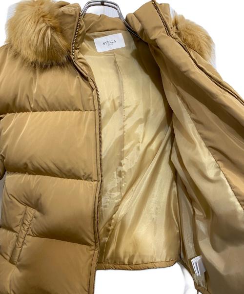 STELLA（ステラ）STELLA (ステラ) ダウンジャケット ブラウン サイズ:FREEの古着・服飾アイテム