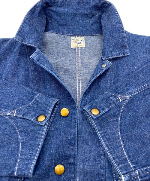 BEAMS BOY（ビームスボーイ）BEAMS BOY (ビームスボーイ) orSlow (オアスロウ) 別注 ヴィンテージデニム オールインワン インディゴ サイズ:SIZE Freeの古着・服飾アイテム