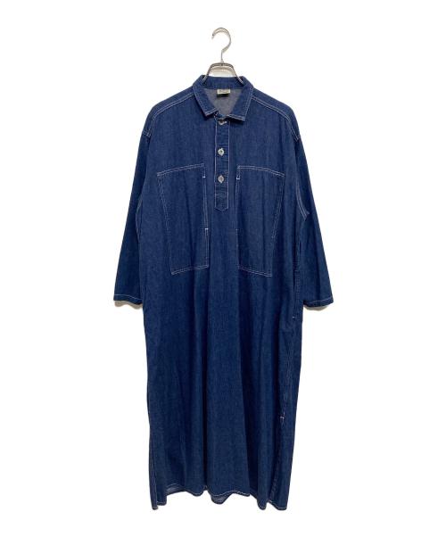 orSlow（オアスロウ）orSlow (オアスロウ) デニム プルオーバーシャツワンピース インディゴ サイズ:SIZE Freeの古着・服飾アイテム